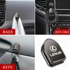 2 st bilkrokar med metall, stor lastbärande krok, glasögonhållare för Lexus F-SPORT RX300 IS200 IS250 ES350 CT200h UX250h NX300h RX350