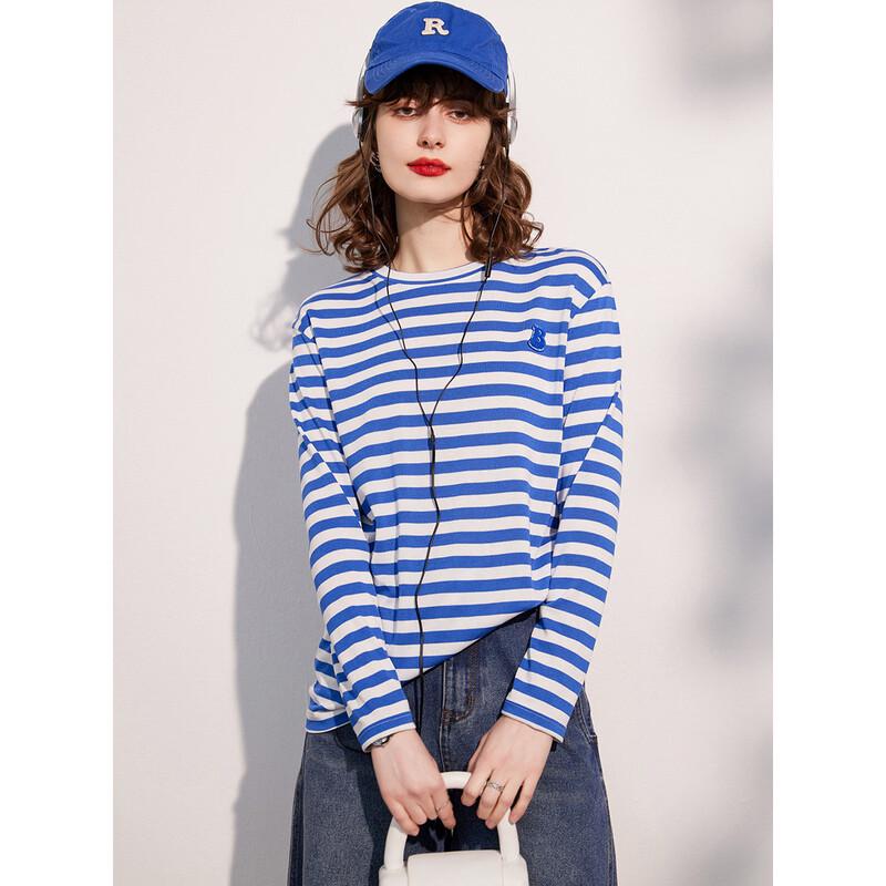 Women's Striped Long Sleeve T-Shirt