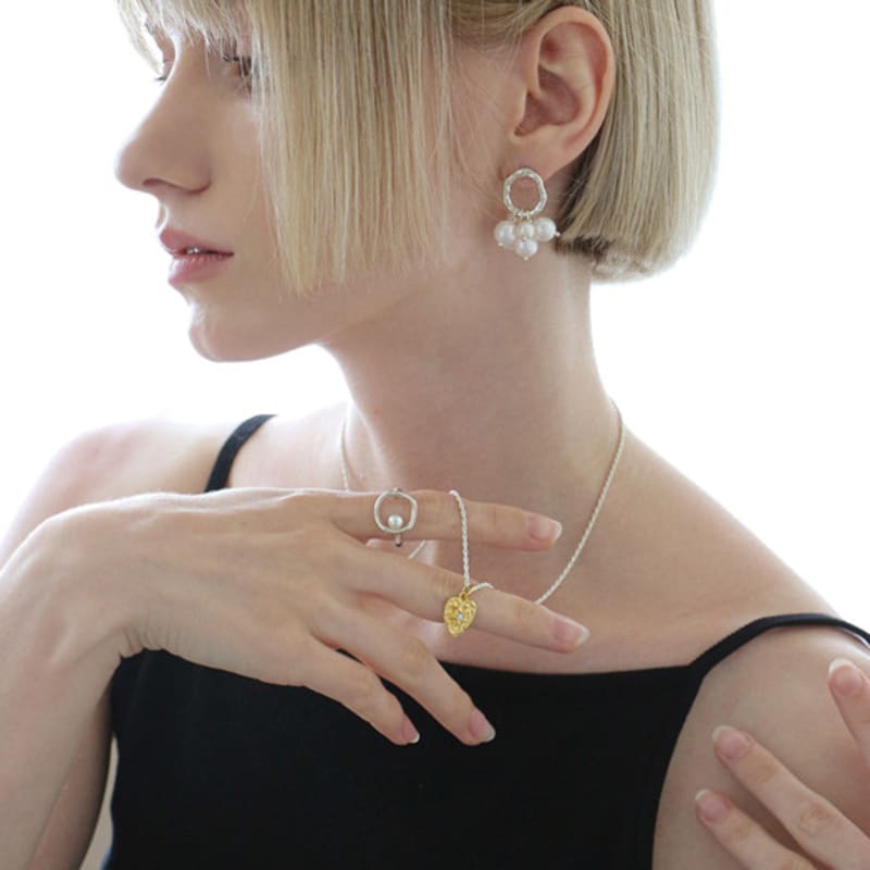 EIGHTMORE silver925 rund pärlring