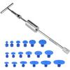 27 Pcs Car Dent Puller Kit Auto Body Dent Puller, Dent Repairing Kit, with Slide Hammer T Bar, Dent Removal Glue & Pulling Tabs, Efficient Automobil