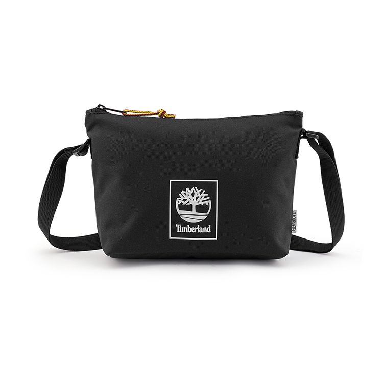 Timberland 2.5L Outdoor Casual Travel Zipper Crossbody Bag Unisex bags A5W2F-001 Black,27*17*7cm