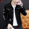 Spring And Autumn Jeans Coat Men's Korean-style Fashion Students Handsome Versatile Jacket S-3XL