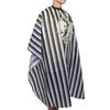 Professional Hairdressing Apron Barber Shop Breathable Hair Cutting Gown Cape (Black)