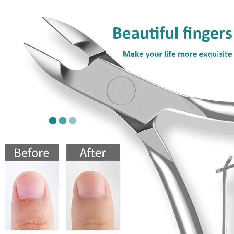 Stainless Steel Cuticle Clippers Trimmer Dead Skin Remover Pedicure Tool Cuticle Nippers Nail Manicure Scissors for Personal