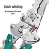 Enhanced 28-in-1 Multifunctional Wire Stripper: Foldable Electrician Tool for Crimping, Splitting, and Winding.
