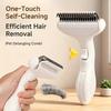 Undercoat Rake for Dogs & Cats, Deshedding Brush for Long haired Pets, Cat Undercoat Brush&Deshedding Tool for Grooming