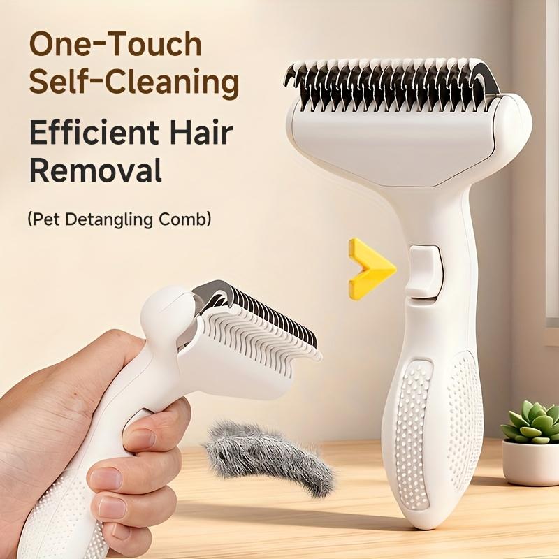 Undercoat Rake for Dogs & Cats, Deshedding Brush for Long haired Pets, Cat Undercoat Brush&Deshedding Tool for Grooming