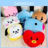 Peluche Stuffed Animal Bambola Cuscino BTS per Decorazioni Casa/Auto/Ufficio