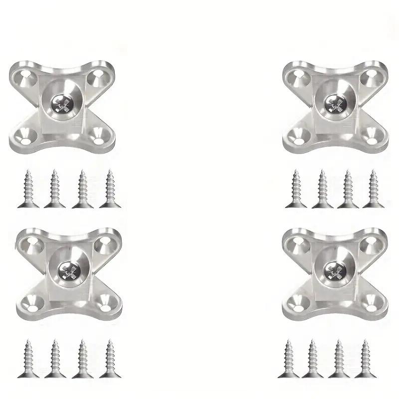 10/20/30 pcs zinc alloy butterfly corner bracket, plank corner connector, removable corner bracket, with screws