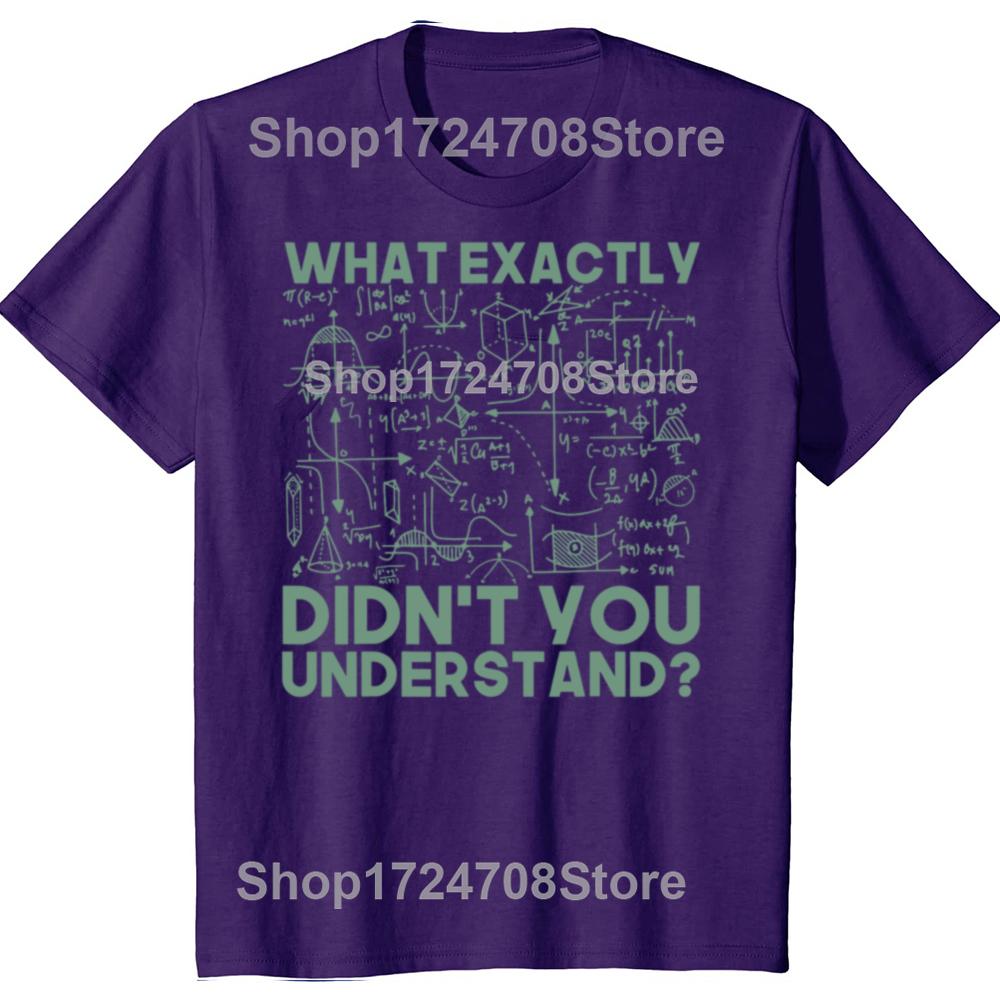 Funny Science Gift Idea Physicist Math Physics Graphic T-shirts Men Fashion Casual Tshirt 100% Cotton Loose Oversized T Shirt