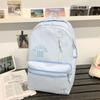 School bag Korean version of high value letters junior high school girls simple, lightweight, versatile and large capacity