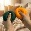 Sensory Design Slow Rebound Pumpkin Toy Realistic Simulation Fruit Squeeze Toy  Office Worker