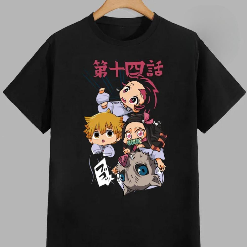 

Demon Slayer Anime Nezuko Kamado Printed Tshirt Unisexs and Womens Tshirt Unisexs Top Sports Tshirt 2026 Summer New Tee S