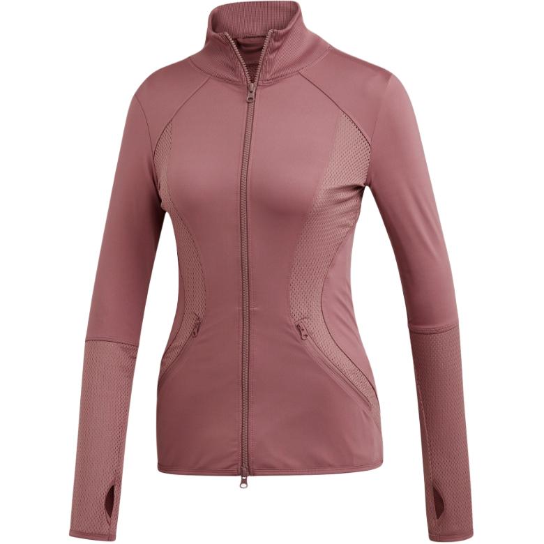 Adidas Stella Series Womens Training Running Comfortable Fashion Long Sleeve Jacket Women Jacket Blush-Purple EA2218