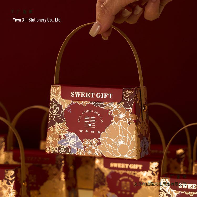 2025 Chinese Style Wedding Engagement Candy Box