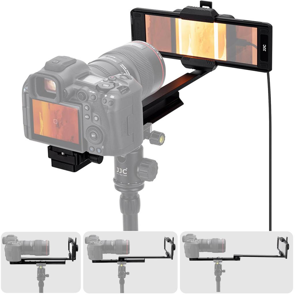 JJC 35mm Film To 120mm Film Digitizing Adapter with Film Scanner and Film Digitizing Fill Aluminum Sliding Focal Length No Filter Diameter Conversion