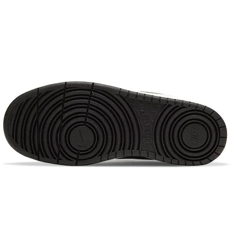 Nike Court Borough Low 2 Grade School 'Black Metallic Gold Star' (Unisex) Black / Metallic Gold Star Skate Shoes BQ5448 011