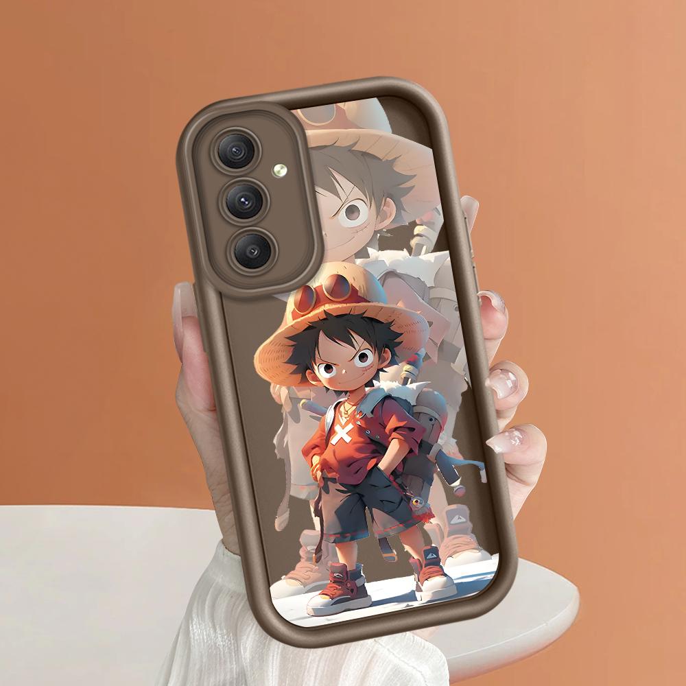 Soft Silicone Square Ladder Printing Pattern Phone Casing Full Cover Camera Shockproof Protection Rubber Case for Samsung