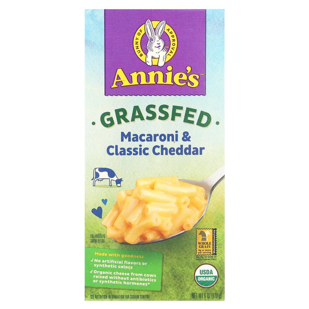 Annie s Homegrown Macaroni & Classic Cheddar - 170g (6oz)