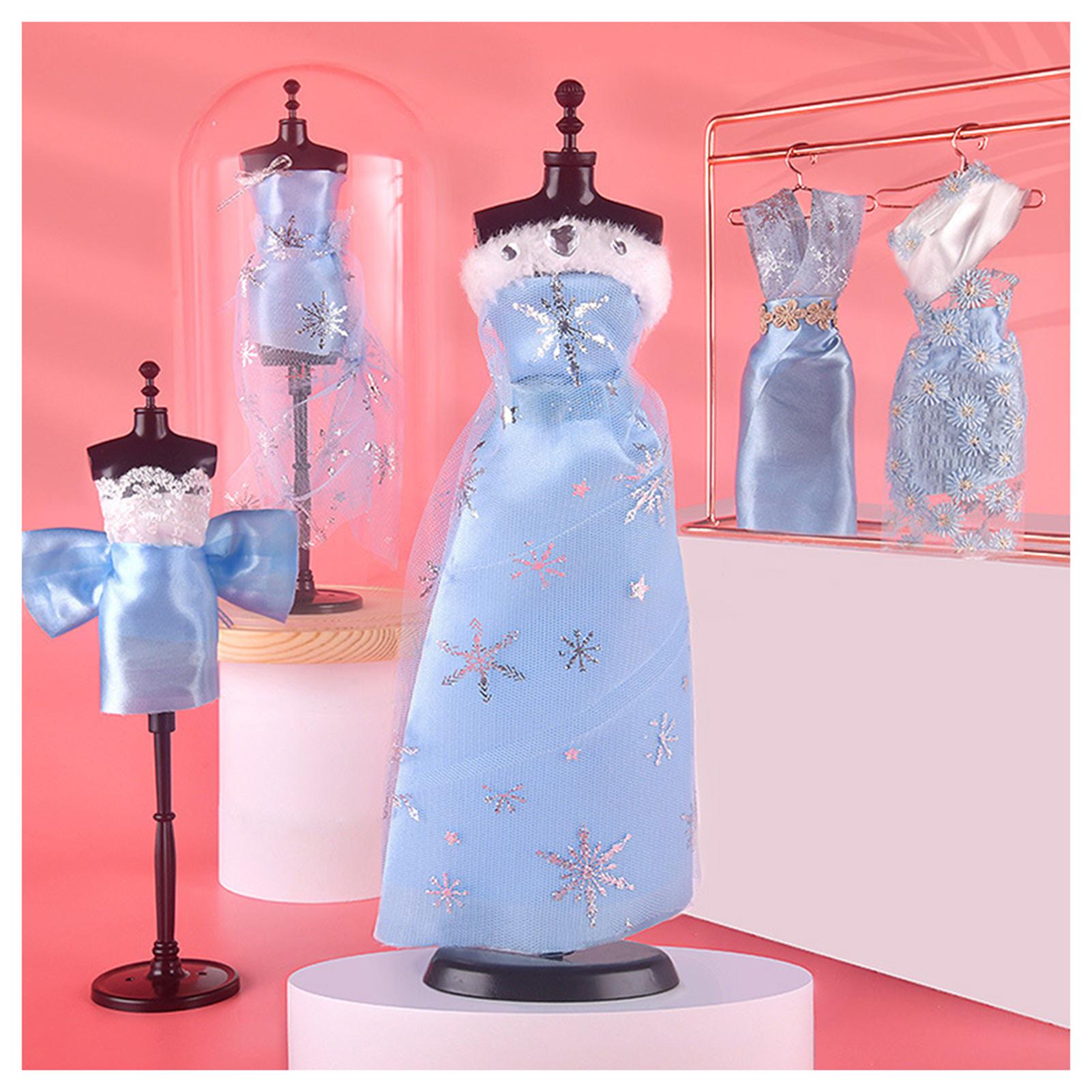 

Children Clothes Design Making Kit Portable Dressing Up Toys For Girls Children s Day Gift синий