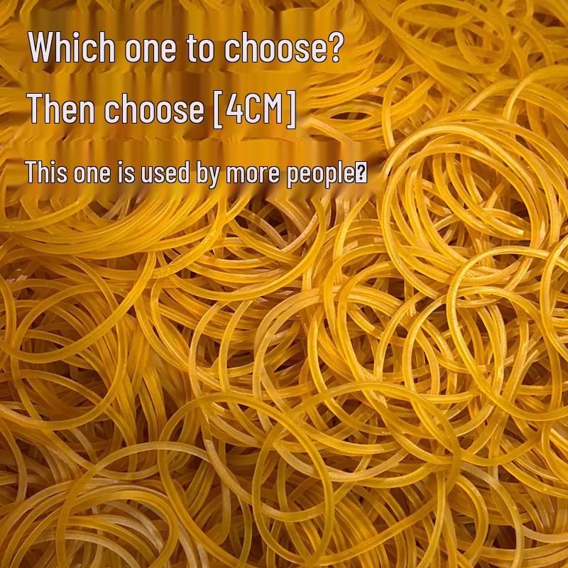 High-Elasticity Durable Yellow Industrial Rubber Bands