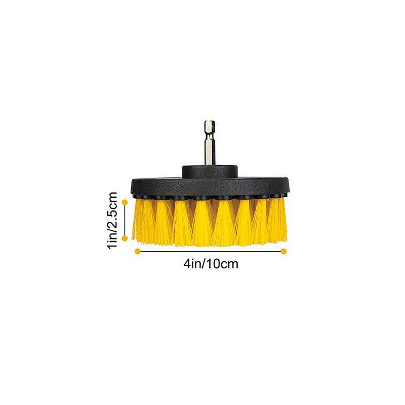 Electric Drill Multi-Cleaning Brush Head for Household, Kitchen, Bathroom, Car, and Carpet with Long Handle