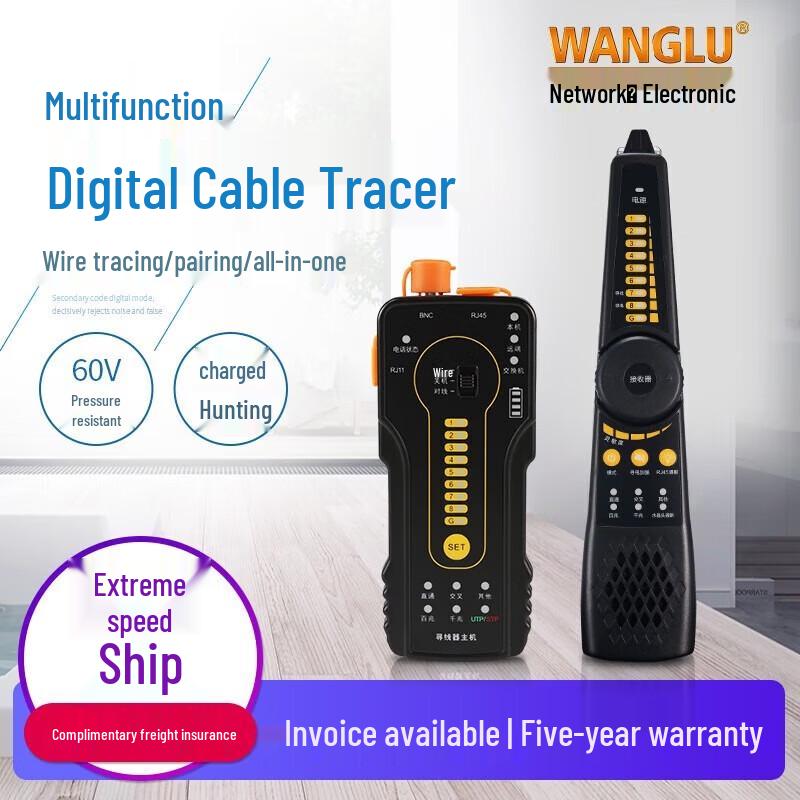 WANGLU CT-66 Anti-Interference Network Cable Tester