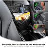 Car Net Pocket Handbag Holder, Large Capacity Automotive Purse Holder Organizer Between Two Seats, Leather Seat Storage Holders Barrier of Backseat