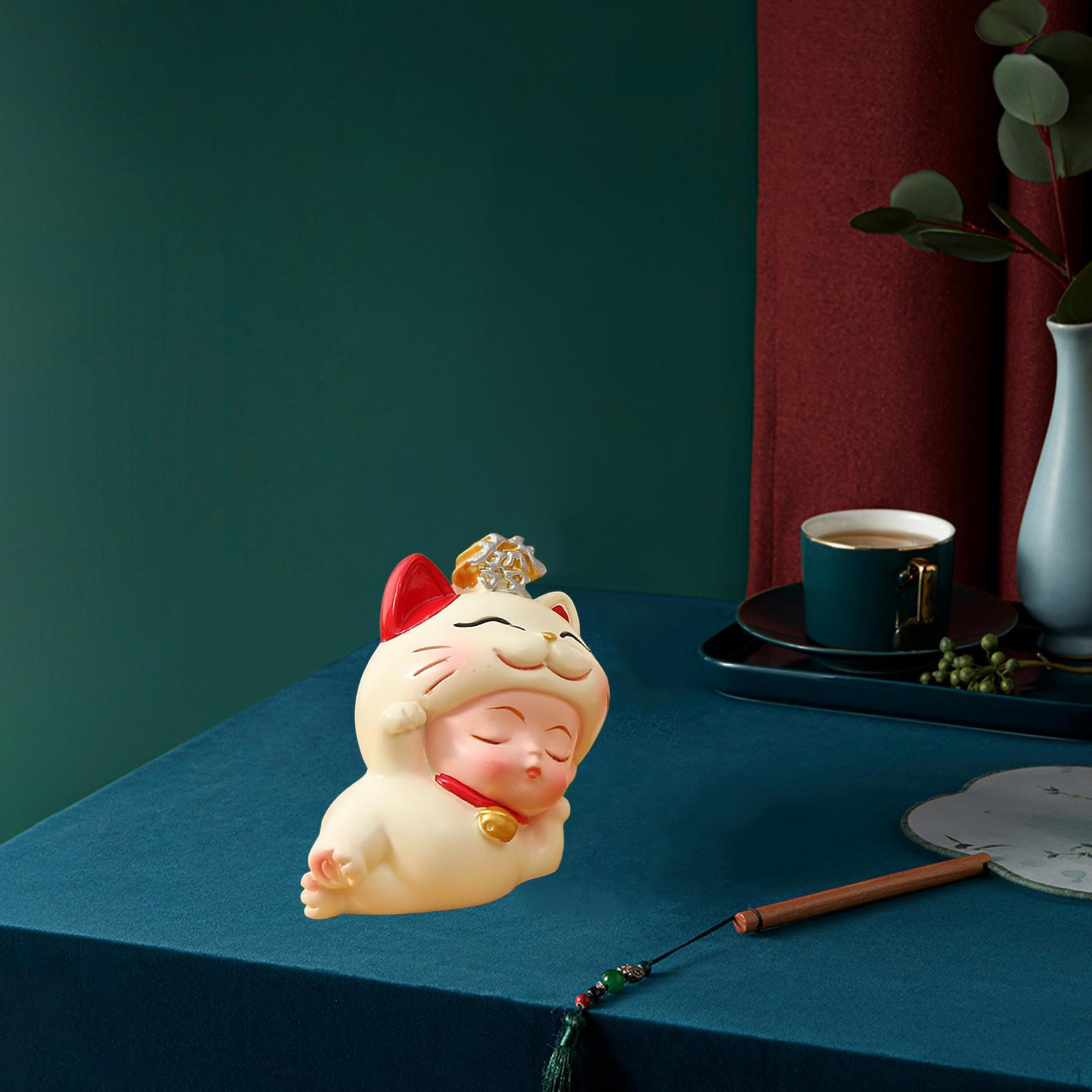 

Collecting Gifts Decoration Earning Wealth Resin Ornament Sculpture For Car Restaurant Lying on Side