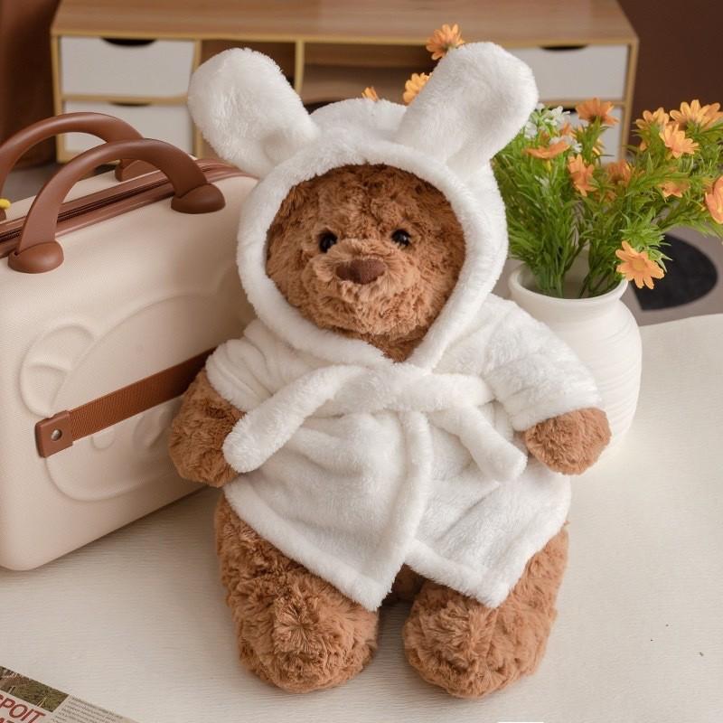 Toy Plush Bear Stuffed Animal Soft Short Plush Pp Cotton Doll Gift For Girls