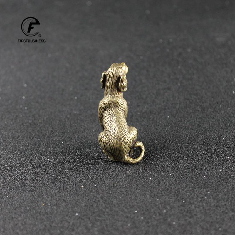 Copper Dog Big Figurines Interior Home Decor Furnishings Handmade Solid Brass Animal Statue Decrations Car Ornament Craft