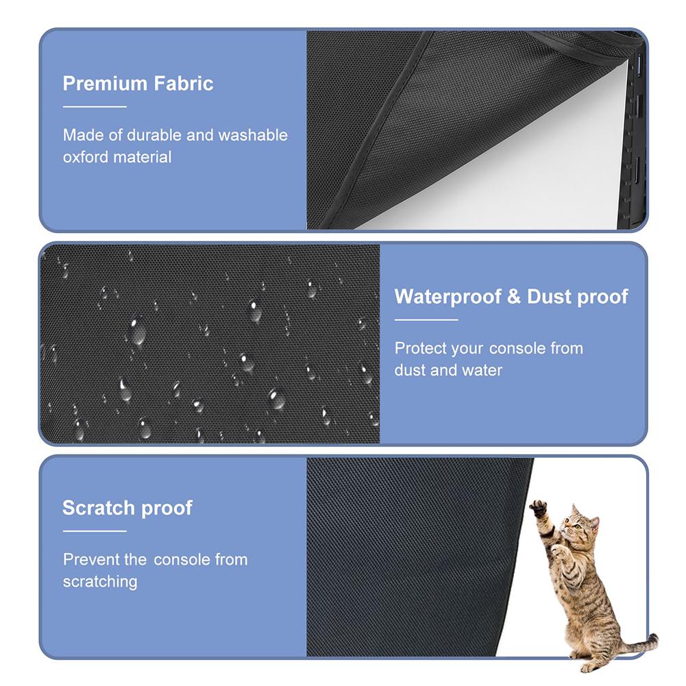 Dust Proof Cover for PlayStation 5 PS5 Slim Game Console Protector Case Washable Anti-scratch Sleeve Protective Host Guard Tool