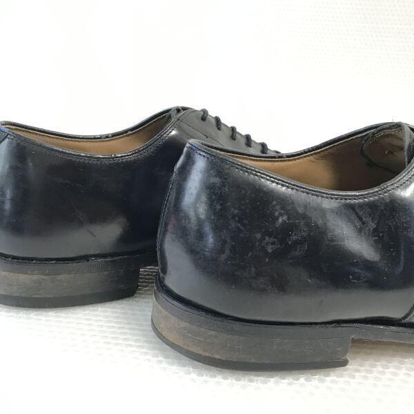 Vintage Johnston & Murphy Glass Leather Cap-Toe Dress Shoes Men’s 10.5EEE Black(USED)