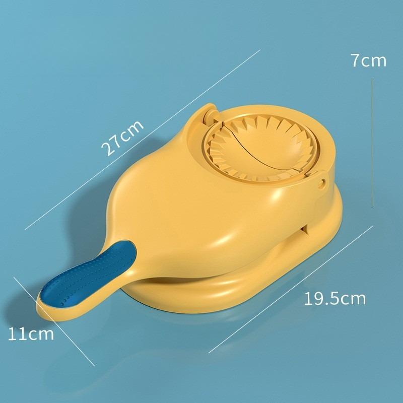 1pcs Dumpling Maker 2-in-1 Home Kitchen Multi Functional Manual Rolling and Pressing Dumpling Skin Mold