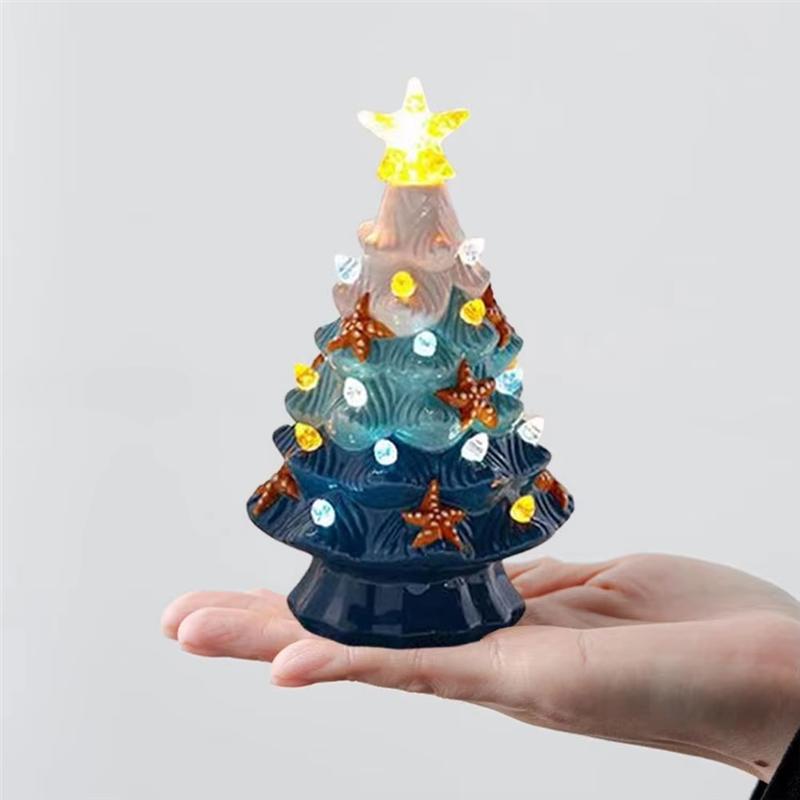 Relaxing Meditations Led Decor Starfish Christmas Tree Night Light Decorative Led Home Decor For Bedside