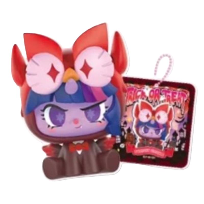 New KAYOU My Little Pony Mini Figure Nightmare Dress Up Night Blind Box Assembly Hanging Card Pendant Anime Peripheral Gift