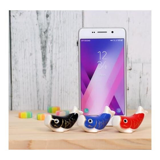 Yakushigama May Doll, Children's Day, Colorful Painting, Carp Streamer Set (Chopstick Rests, Tricolor) with Lucky Charm Sticker. A lucky, auspicious