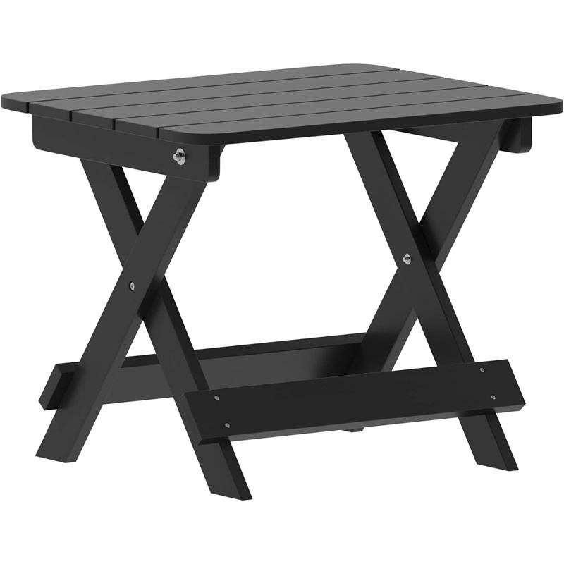 

Alocs Outdoor Folding Side Table, портативный всепогодный боковой столик 1377 чёрный
