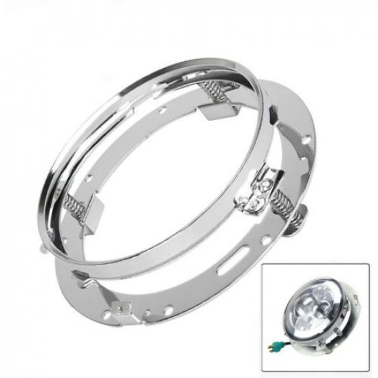 7" Headlight Ring Mount Bracket For Harley Davidson Street Glide FLHX Road King