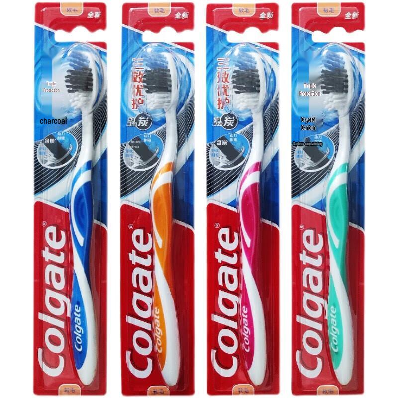 Colgate Triple Action Soft Bristle Toothbrush 3-Pack