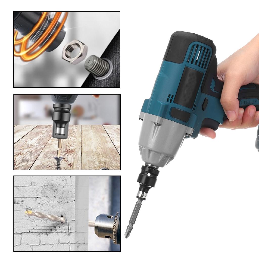 128VF/98VF Electric Impact Wrench Drill 320Nm Cordless Screwdriver Socket Wrench Li Battery Hand Drill Power Tools