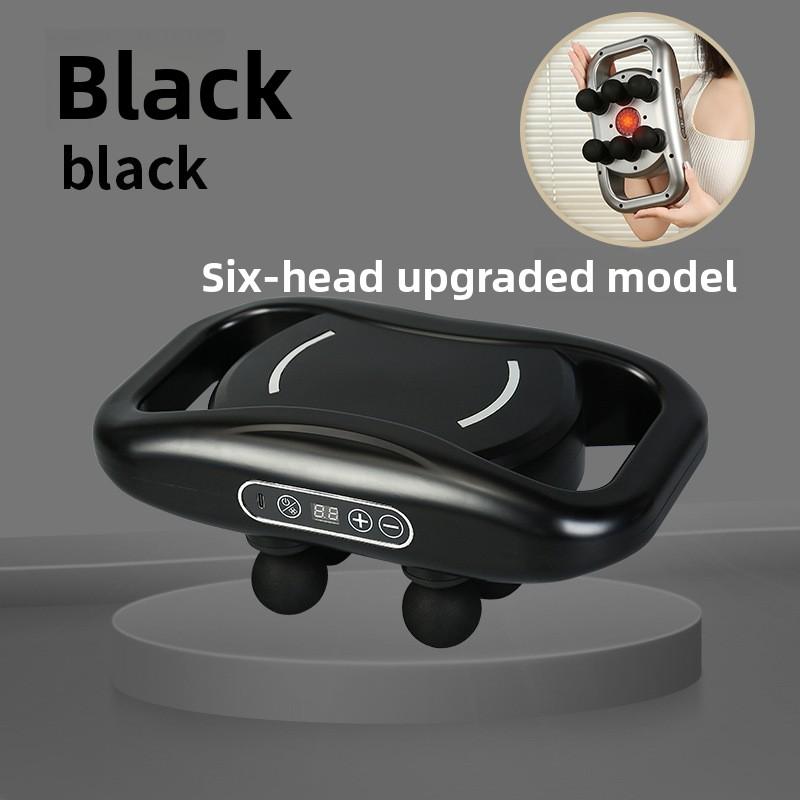 Neue Faszienpistole Vier Köpfe Sechs Köpfe Muskelentspannungsmassagegerät Sonderklasse Muskelpistole Bodybuilding Multifunktionale Nackenpistole