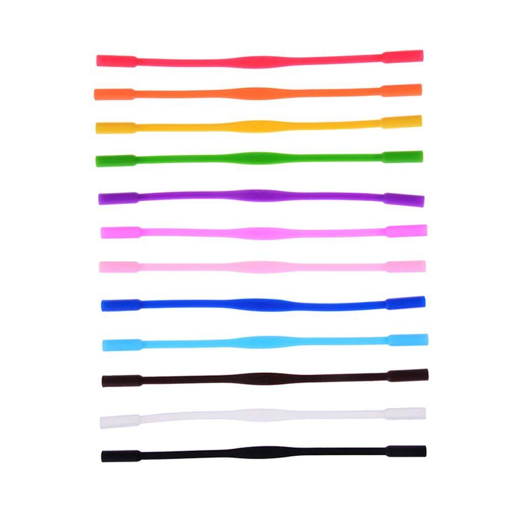 Kids Fashion Silicone Solid Color Glasses Cord Eyeglass Chains Sunglasses Band Sunglasses Rope