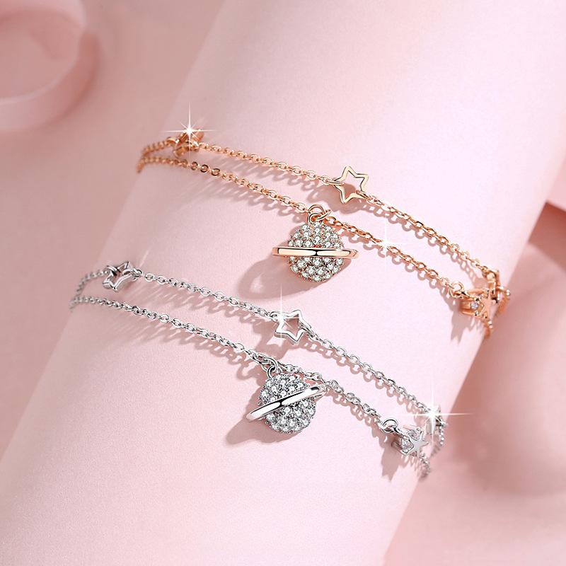 Dream Planet Bracelet Ins Niche Light Luxury Korean Version Qixi Festival Gift Valentine's Day for Girlfriends and Girlfriends