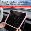 ZFX1 For New Tesla Screen Protector Frame Display Edge Body Cover Central Control Accessories For Tesla Model 3 Y Juniper 2026 2025