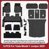 Tappetini per Tesla Model Y Juniper 2025-2026 Premium/Performance Rivestimento Pavimento in TPE & Accessori Copri Soglia Porta Completo