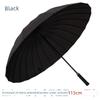 24-Rib Waterproof Umbrella with Curved Handle, Straight Pole, Impact-Resistant Fabric, Safety Umbrella, Automatic Promotional Umbrella, Rainbow