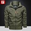 Spring and Autumn Men's Jacket Hooded Windbreaker Outdoor Loose Breathable Casual Top Jacket Thin Jacket