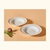 CORELLE Rosemont Ceramic Pasta Bowl 2p Tableware Ivory-Orange