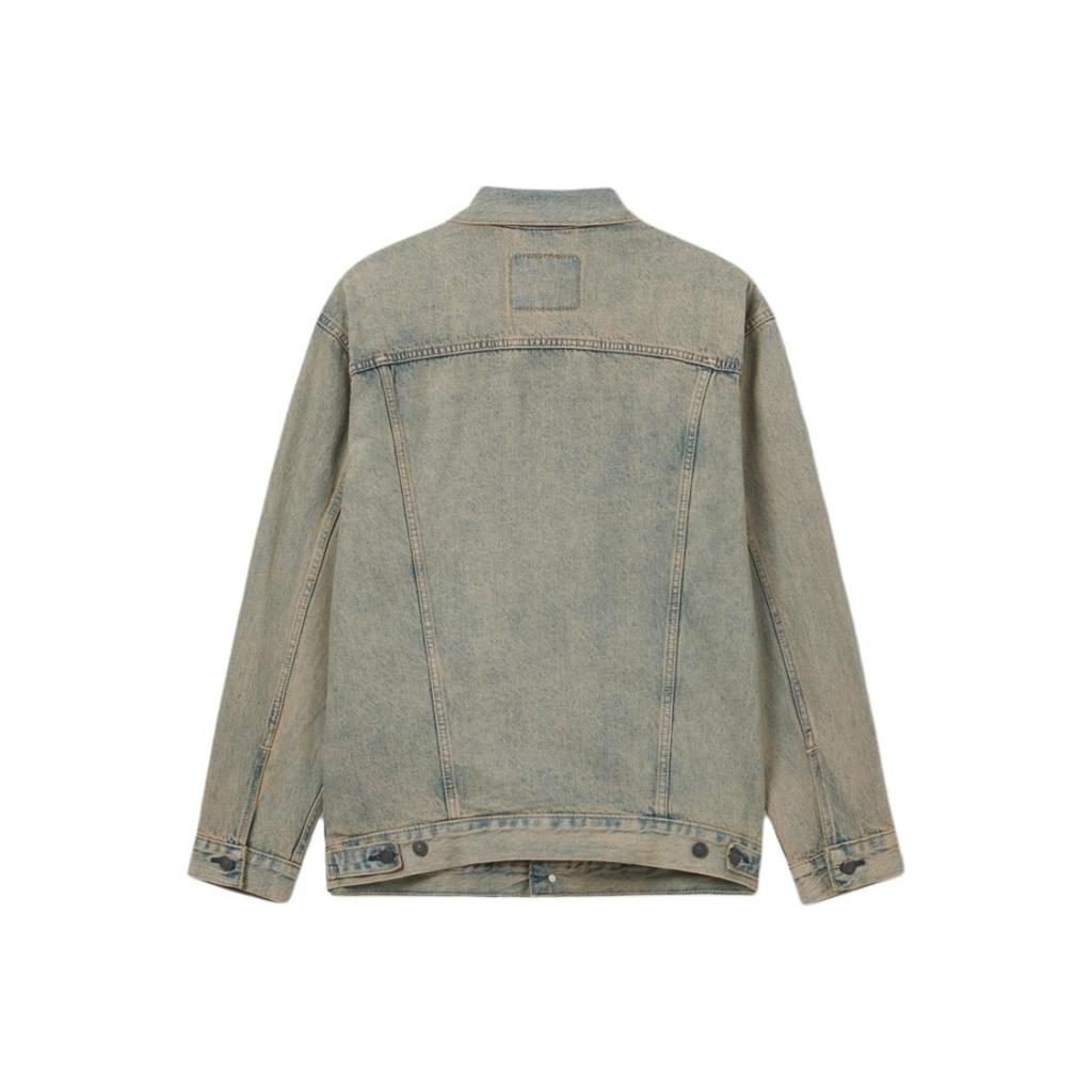 Levis American Comfortable Simple Versatile Single Button Long Sleeve Denim Jacket Men Jackets A5782-0073